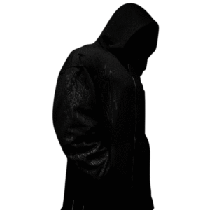 Abyssal Wraith Oversized Zip up Hoodie [DARKNESS] f