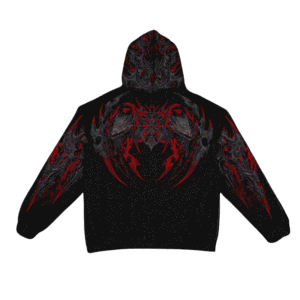 Berserker Oversized Zip up Hoodie [HELLFIRE]
