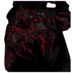 Berserker Oversized Zip up Hoodie [HELLFIRE] gh