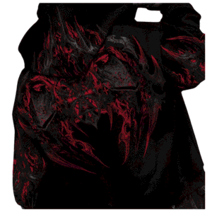 Berserker Oversized Zip up Hoodie [HELLFIRE] gh