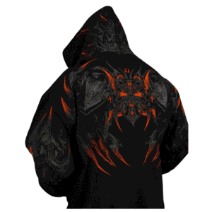 Berserker Oversized Zip up Hoodie [SCORCH]