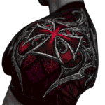 Breathe Divinity Armored Short Sleeve Compression [BLOOD METAL] fd