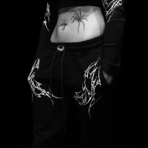 Breathedivinity Women’s Kiss fitted Sweatpants