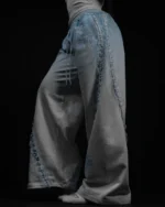 Breathedivnity Women’s Faerie Banana Shaped Uncuffed Sweatpants [EVERMORE BLUE]