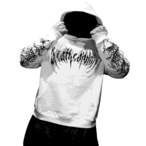 Dragon Soul Oversized Pullover Hoodie [DIVINE WHITE]