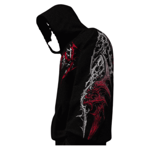 Eclipse Oversized Pullover Hoodie [HEAVENLY RED] f