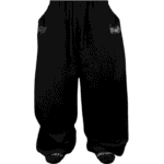 Essential Embroidery 937 Banana shape sweatpants [VOID BLACK]