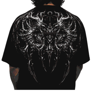 Shadow Monarch Oversized T shirt [VOID BLACK] f