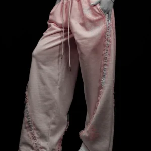Women’s Faerie Banana Shaped Uncuffed Sweatpants [BLUSHVEIL PINK]