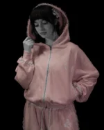 Women’s Faerie Zip up Hoodie [BLUSHVEIL PINK] f