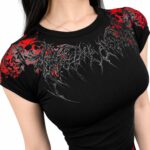 Women’s Soul Thorn Cropped Baby Tee [NIGHTMARE]