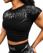 Women’s Soul Thorn Cropped Baby Tee [VOID BLACK]